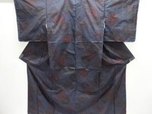 未使用品 華紋織り出し本場泥大島紬着物
